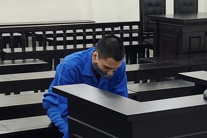 Bị cáo Franz Noel Espiritu Patawaran tại phiên tòa. Ảnh: P.V