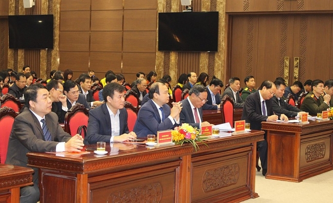Các đại biểu Trung ương và TP Hà Nội tham dự lễ phát động.