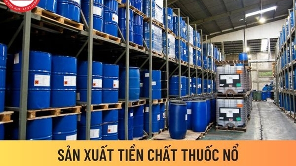 Thủ tục cấp Giấy chứng nhận đủ điều kiện sản xuất tiền chất thuốc nổ