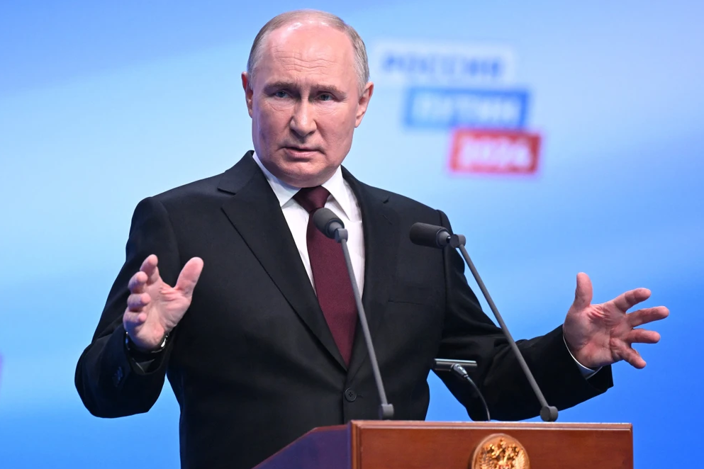 Ông Vladimir Putin tái đắc cử Tổng thống Nga với tỷ lệ phiếu bầu áp đảo