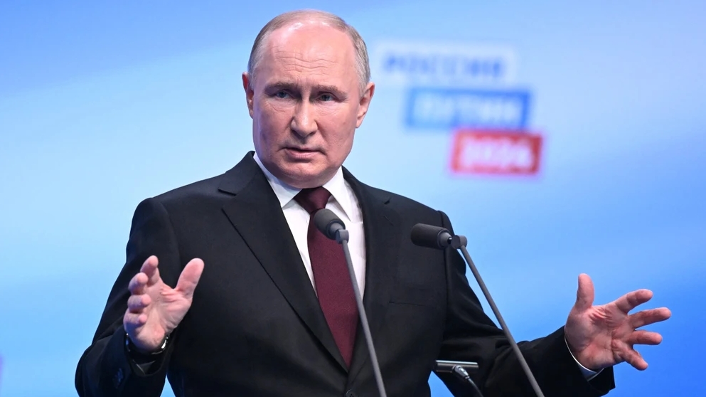 Ông Vladimir Putin tái đắc cử Tổng thống Nga với tỷ lệ phiếu bầu áp đảo