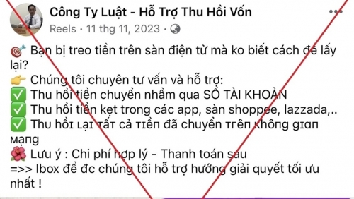 Ăn trái đắng vì tin lời Cty luật hỗ trợ lấy lại tiền bị lừa