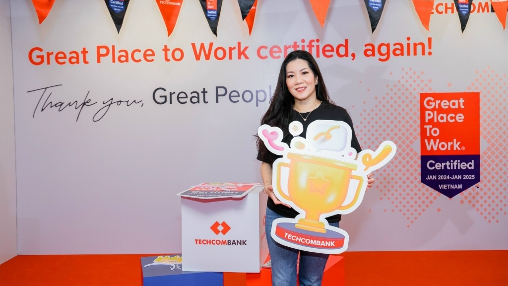 Techcombank – ngân hàng Việt Nam duy nhất 2 năm liên tiếp được GPTW vinh danh “Nơi làm việc xuất sắc nhất Việt Nam”