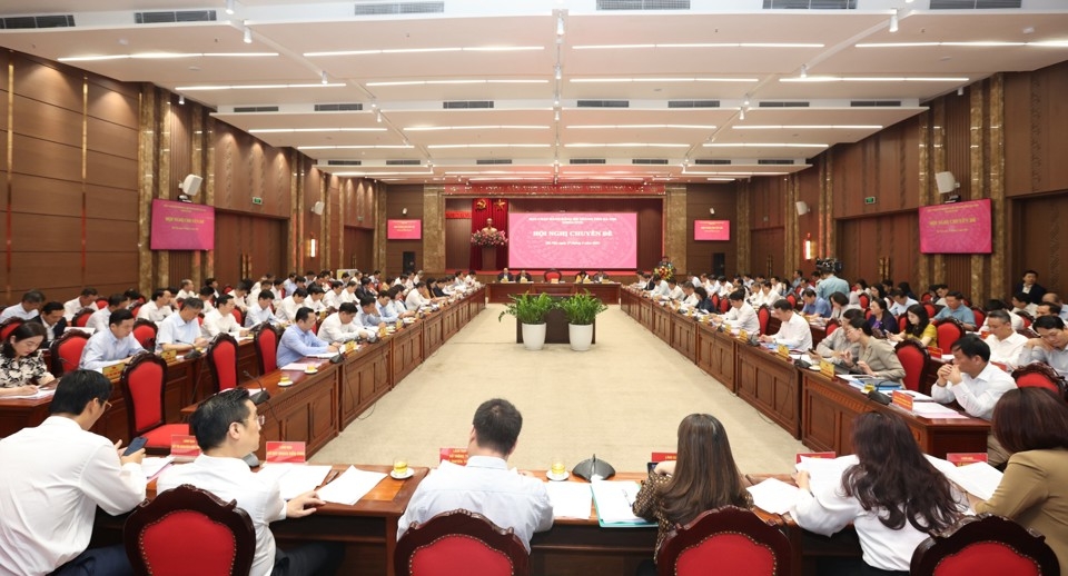 Ban Chấp hành Đảng bộ Thành phố Hà Nội xem xét 4 nội dung quan trọng