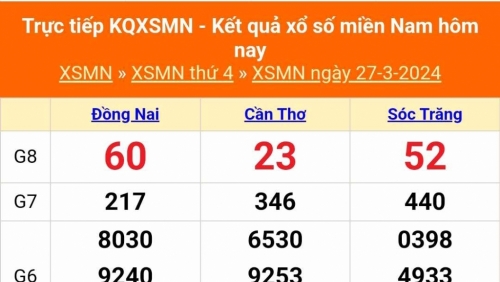 XSMN - Kết quả xổ số miền Nam hôm nay 28/3/2024 - KQXSMN 28/3