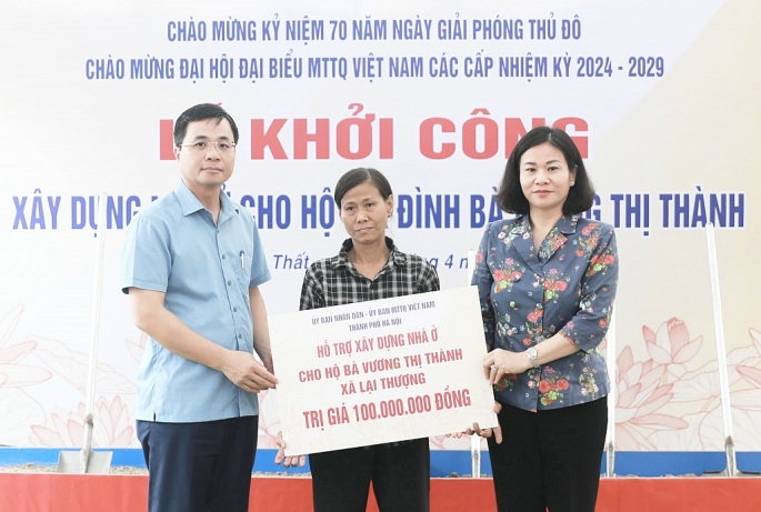 Huyện Thạch Thất, Hà Nội: các hộ dân phấn khởi được hỗ trợ xây dựng, sửa nhà