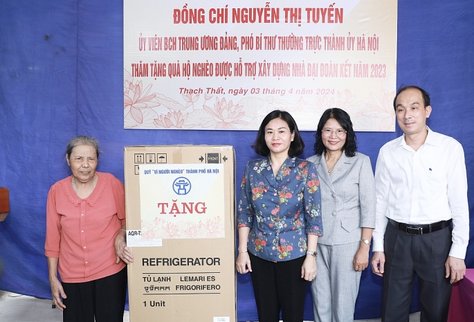 Huyện Thạch Thất, Hà Nội: các hộ dân phấn khởi được hỗ trợ xây dựng, sửa nhà
