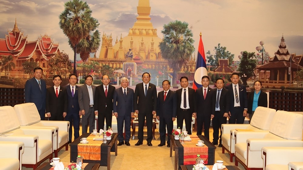 Đoàn đại biểu cấp cao Ủy ban Trung ương MTTQ Việt Nam kết thúc tốt đẹp chuyến thăm và làm việc tại Lào