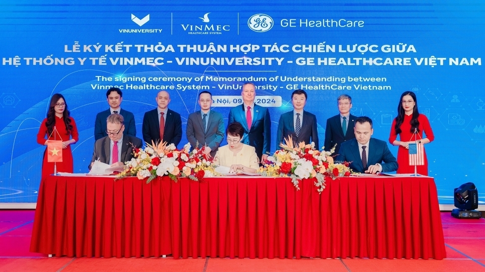 Vinmec - VinUni - GE HealthCare hợp tác đào tạo thực hành y khoa chuẩn quốc tế