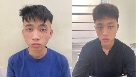 Bắt 2 gã trai cùng quê rủ nhau đi trộm cắp xe máy ở Hà Nội