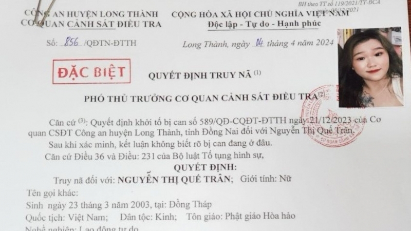 Bắt một “hot girl” trốn truy nã đặc biệt ngay khi nhập cảnh vào Việt Nam