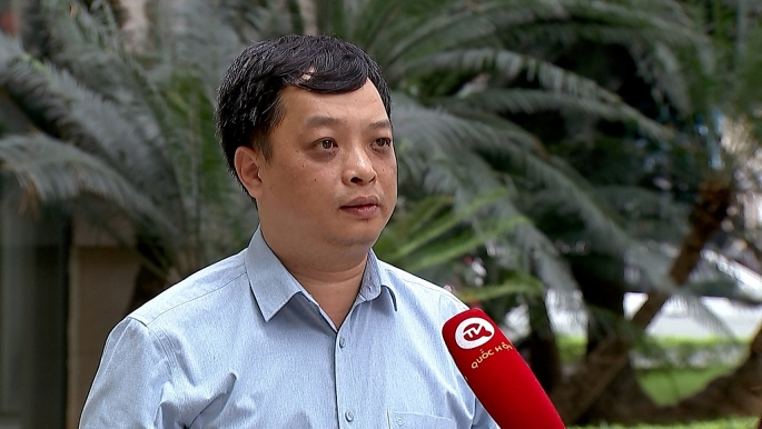 Viện trưởng Viện chiến lược Chuyển đổi số Lê Nguyễn Trường Giang. Ảnh: Quốc hội