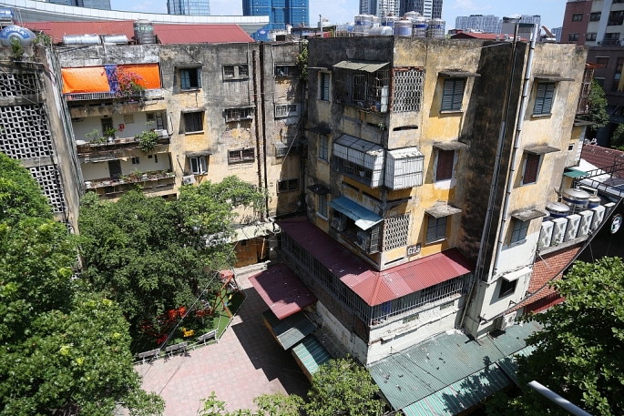 Khu tập thể nhà G6A Thành Công, quận Ba Đình là một trong 10 khu chung cư cũ được cải tạo trong đợt đầu tiên