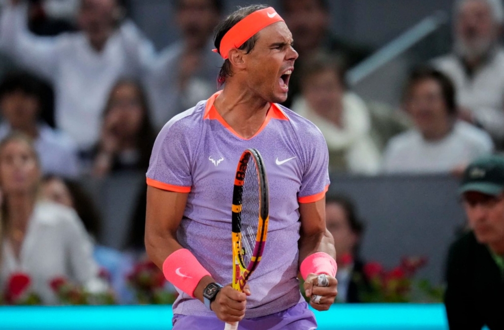 Rafael Nadal nhọc nhằn tiến vào vòng 4 Madrid Open 2024
