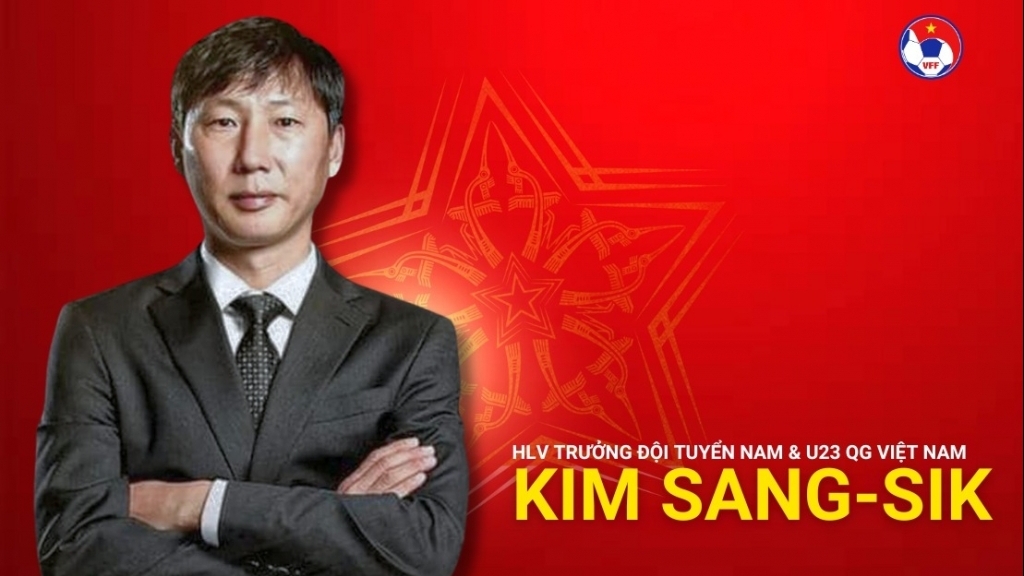 HLV Kim Sang-sik chính thức làm HLV trưởng Đội tuyển Việt Nam