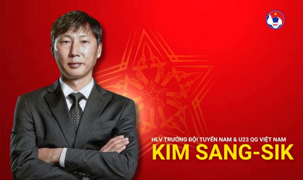 HLV Kim Sang-sik chính thức làm HLV trưởng Đội tuyển Việt Nam