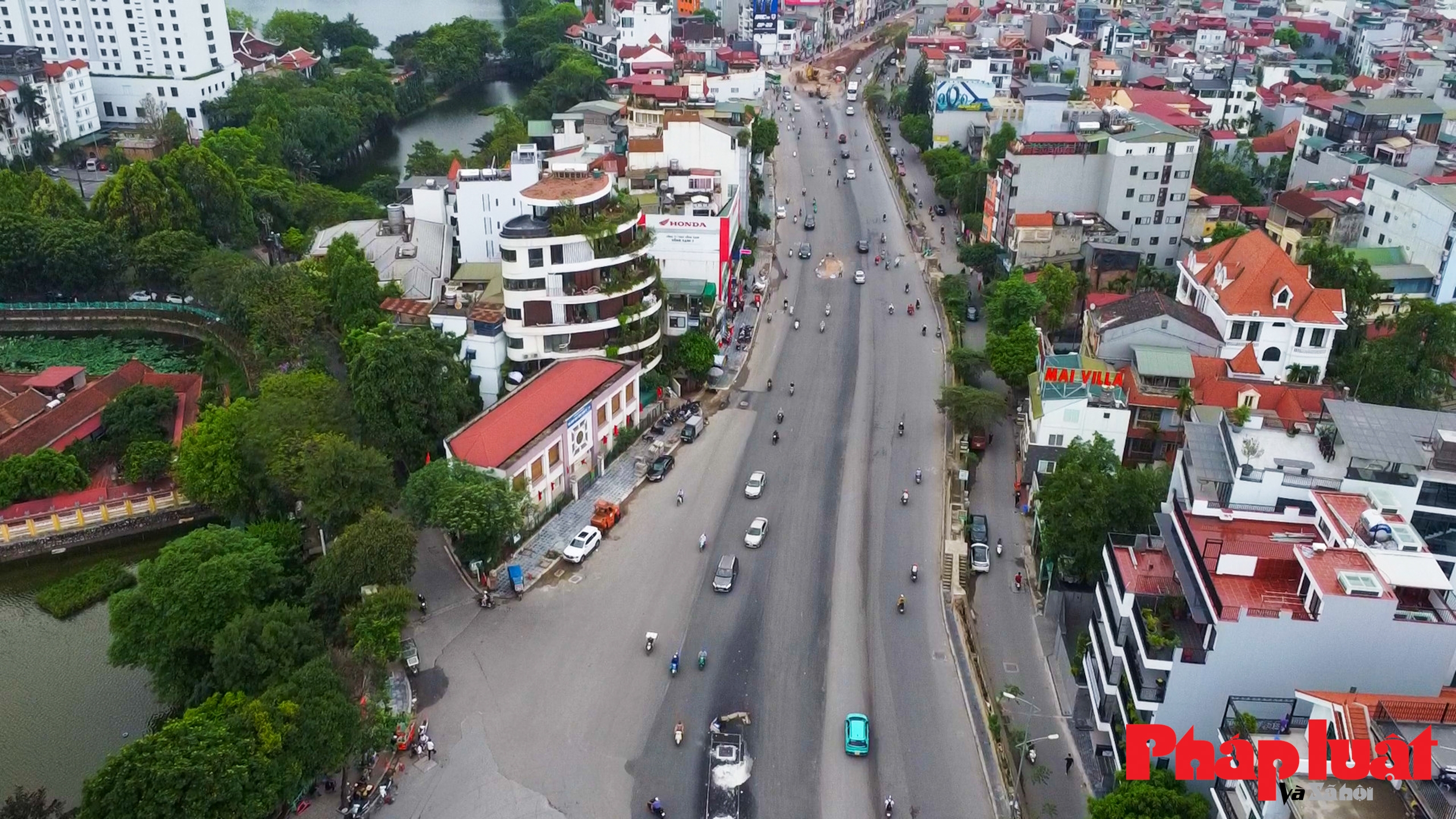 Cận cảnh đoạn đường Âu Cơ - Nghi Tàm vừa đưa vào sử dụng