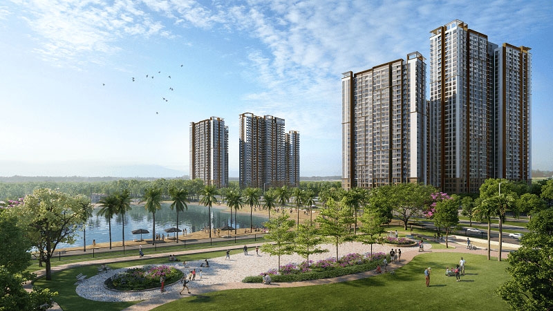 Phối cảnh dự án Masteri Waterfront tại Vinhomes Ocean Park, Gia Lâm, Hà Nội    ẢNH: NS