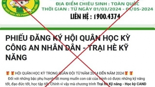 Cảnh giác với các chiêu thức lừa đảo giả mạo trại hè