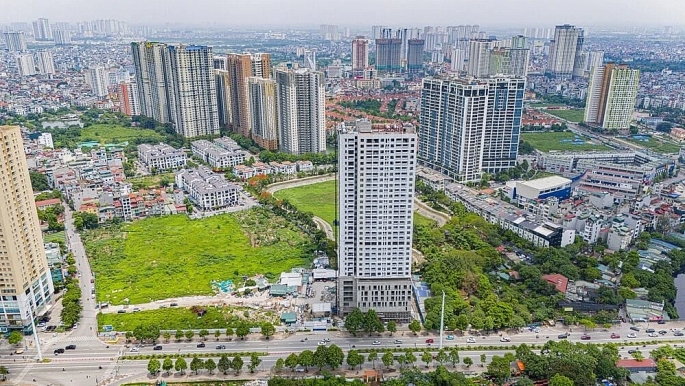 Khu nhà ở xã hội Trung Văn, Hà Nội đang được xây dựng, dự kiến bàn giao Quý I/2025. 	Ảnh: NS