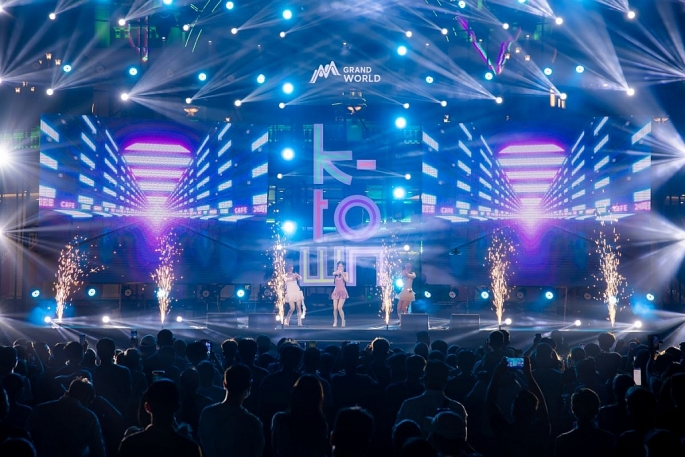 Quảng trường K-Town sẽ là nơi diễn ra các sự kiện âm nhạc hoành tráng thu hút hàng nghìn người tham gia 