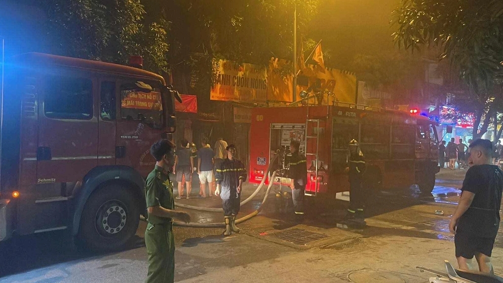 Hà Nội: cháy nhà dân lúc nửa đêm trên phố Lương Định Của