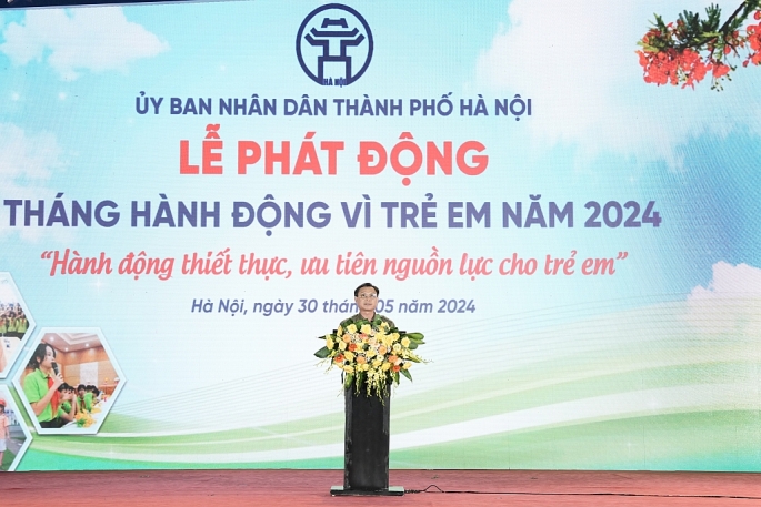 Hà Nội: phát động Tháng hành động vì trẻ em năm 2024