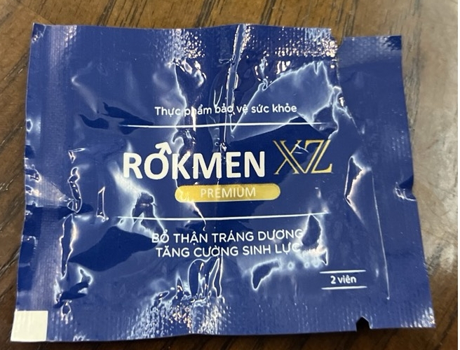 Sản phẩm bảo vệ sức khỏe Rokmen XZ Premium lưu hành "chui"