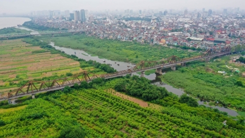 Xây dựng công viên bãi giữa sông Hồng: hướng tới không gian xanh, phát triển bền vững