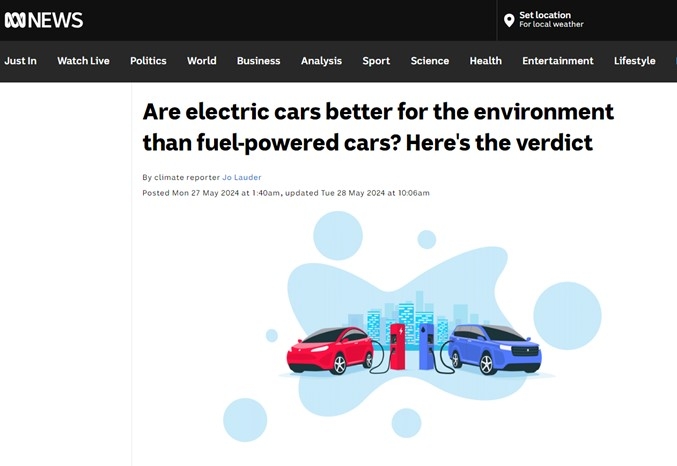 Nghiên cứu chứng minh mức phát thải của xe điện thấp hơn xe xăng nhiều lần.