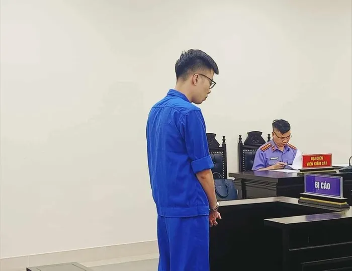 Bị cáo Nguyễn Anh Sử tại phiên tòa xét xử