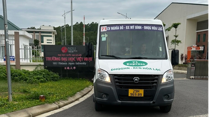 Hà Nội có thêm tuyến xe buýt Công viên Nghĩa Đô - Đại học Quốc gia Hà Nội (cơ sở Hòa Lạc)