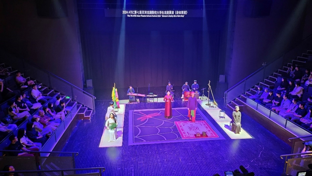 Lần đầu tiên, đoàn nghệ thuật Việt Nam dẫn đầu giải thưởng tại Liên hoan Sân khấu các trường sân khấu châu Á lần thứ VII