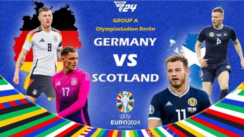 Link xem trực tiếp Đức và Scotland - trận khai mạc EURO 2024