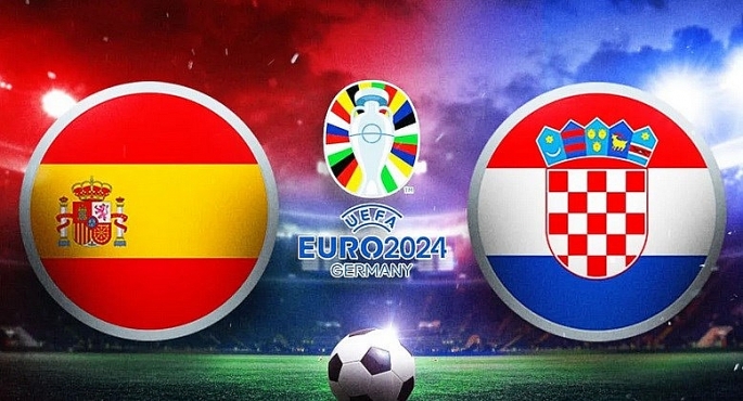 Link xem trực tiếp trận đấu giữa Tây Ban Nha và Croatia, bảng B Euro 2024