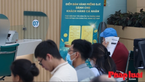 Hôm nay ngân hàng Agribank và BIDV thực hiện bán vàng miếng trực tuyến