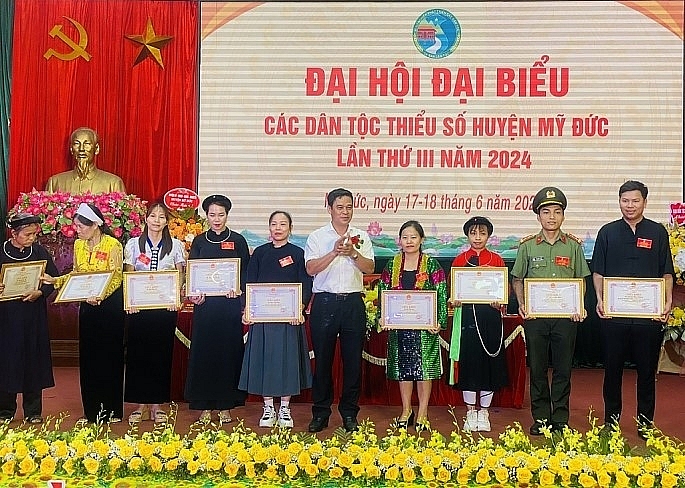 Huyện Mỹ Đức: tổ chức thành công Đại hội đại biểu các DTTS huyện Mỹ Đức lần thứ III năm 2024