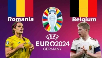 Link xem trực tiếp trận đấu Bỉ vs Romania, vòng bảng EURO 2024