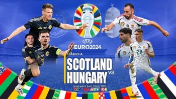Link xem trực tiếp trận đấu Scotland vs Hungary, vòng bảng EURO 2024