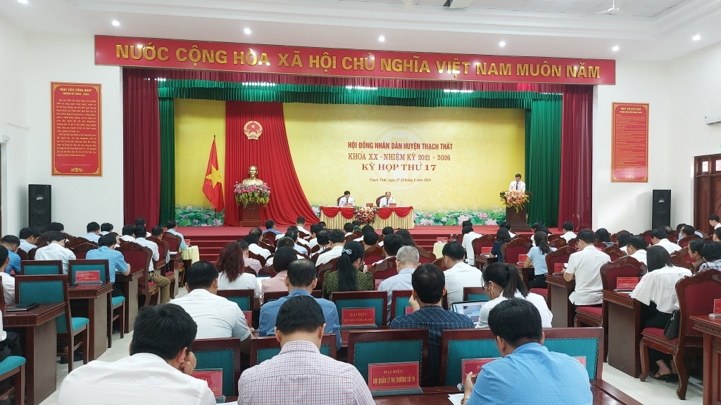 HĐND huyện Thạch Thất họp quyết định những nội dung quan trọng thuộc thẩm quyền