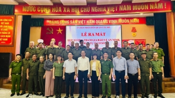 Quận Tây Hồ, Hà Nội: ra mắt 111 tổ bảo vệ an ninh trật tự ở cơ sở với 467 thành viên