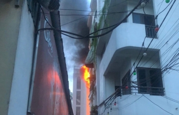 Huyện Thanh Trì, Hà Nội: Dập tắt kịp thời đám cháy ở nhà dân
