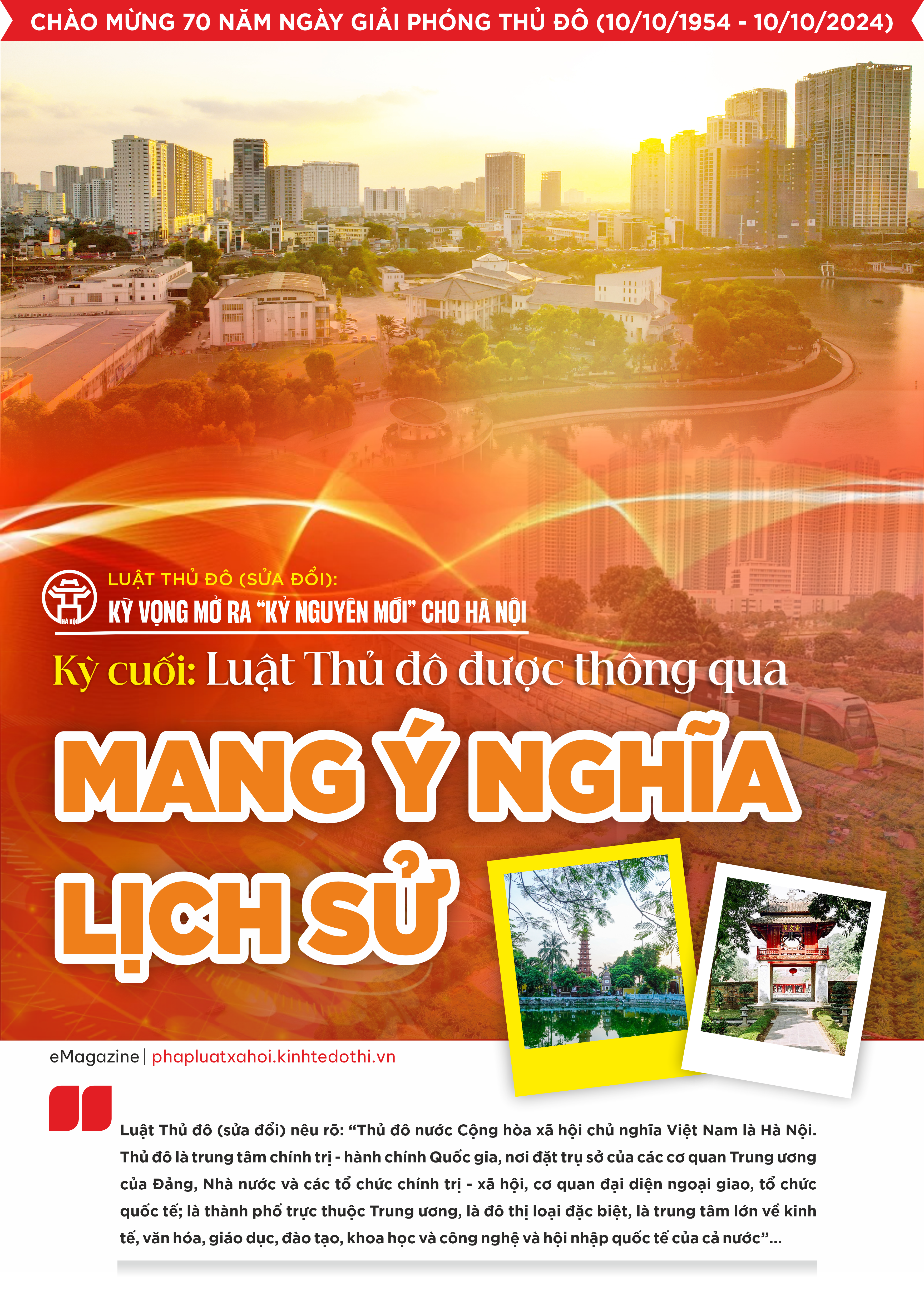 Kỳ cuối: Luật Thủ đô được thông qua mang ý nghĩa lịch sử