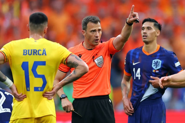 Chốt trọng tài bắt chính trận Hà Lan vs Anh tại bán kết EURO 2024