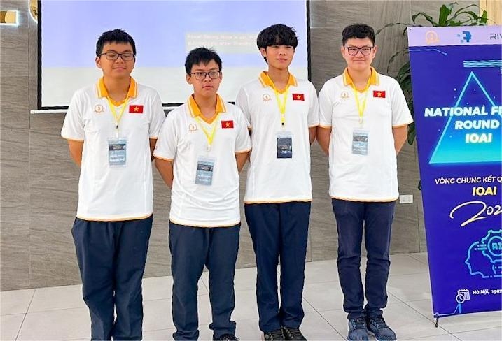 4 học sinh Hà Nội dự thi Olympic Trí tuệ nhân tạo quốc tế