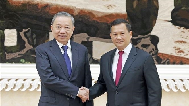 Chủ tịch nước Tô Lâm hội đàm với Thủ tướng Campuchia