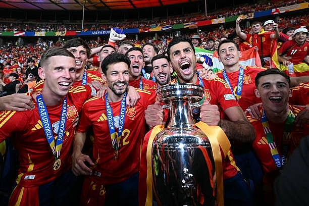 Tưng bừng lễ đăng quang chức vô địch EURO 2024 của Tây Ban Nha
