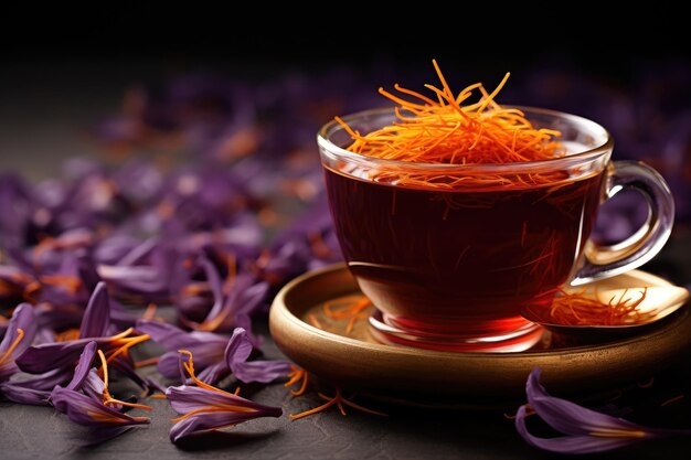 Trà nhụy hoa nghệ tây - loại trà quý giúp tăng cường sức khỏe não bộ và trí nhớ