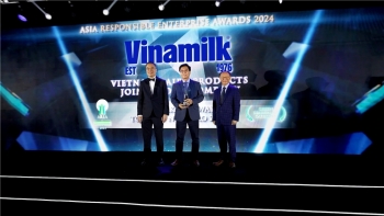 Vinamilk - doanh nghiệp sữa duy nhất của châu Á được vinh danh tại giải thưởng quốc tế về "Green Leadership"
