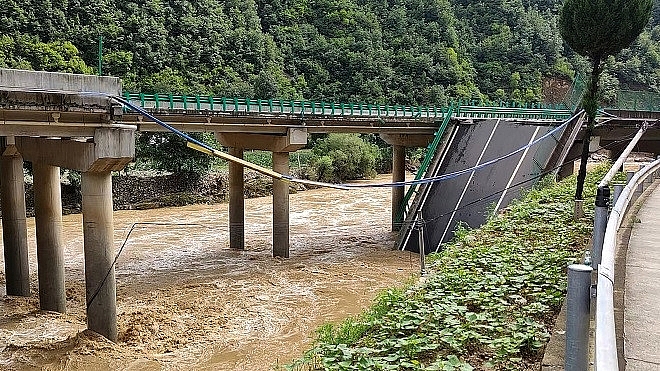 Hiện trường vụ việc. Ảnh: Tân Hoa Xã 